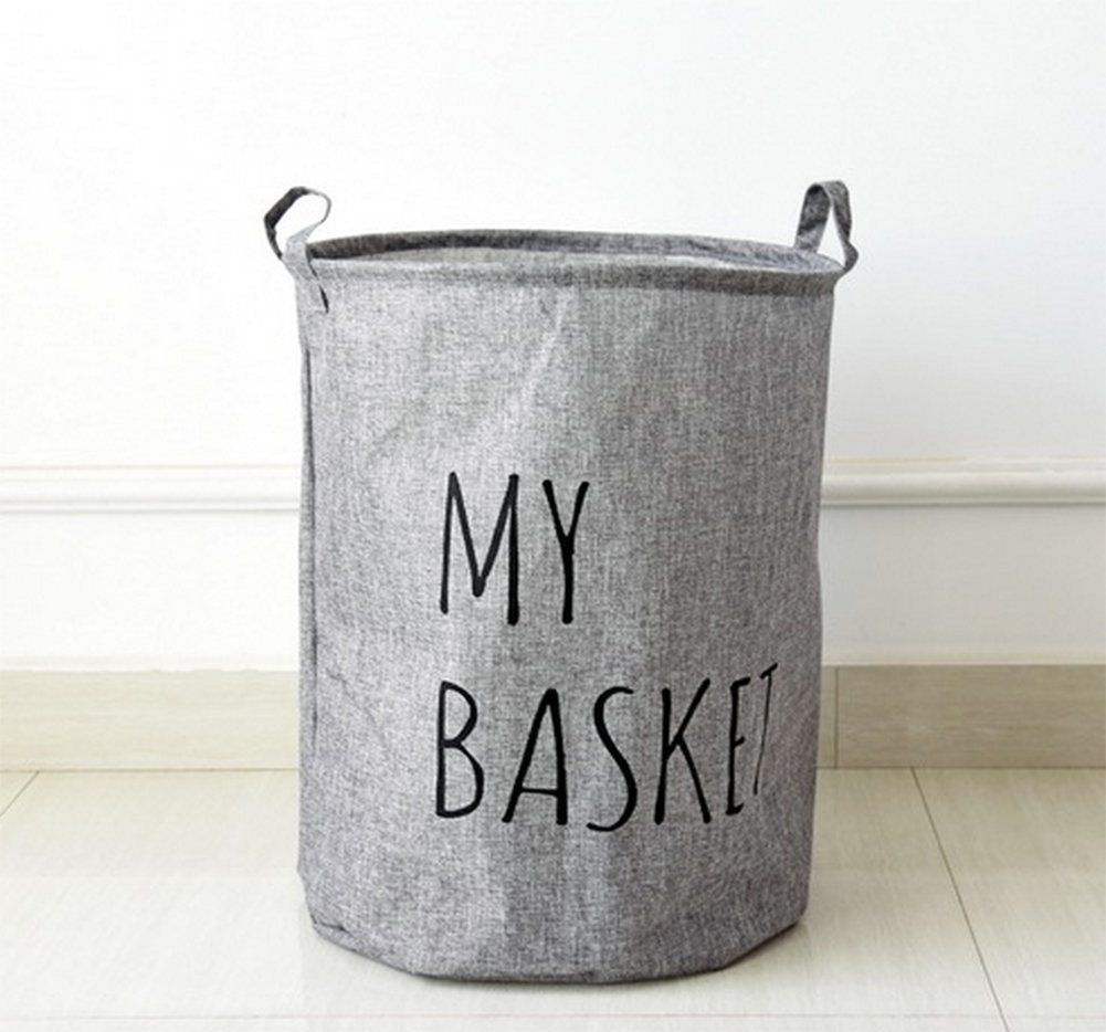 Vikenner Wäschekorb aus Leinen mit My Basket Wäschekörbe Faltbar