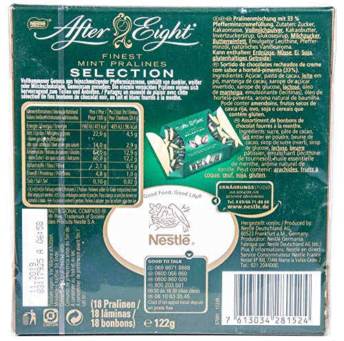 After Eight - Finest Mint Pralines Selection Pfefferminz Pralinen - 120g – Bild 4