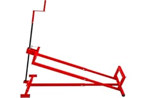 Jaxilyn Riding Lawn Mower Lift Jack with 880 Lbs Weight Capacity Telescopic Maintenance Jack for Lawn mowers and Garden Tractors,Red