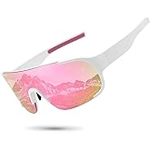 Ofwin Polarized Cycling Sports Sunglasses for Men Women UV Protection Fishing Bike Running Wrap Around Sun Glasses