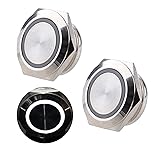 DMWD 2pcs 22mm Super Mini Metal Waterproof