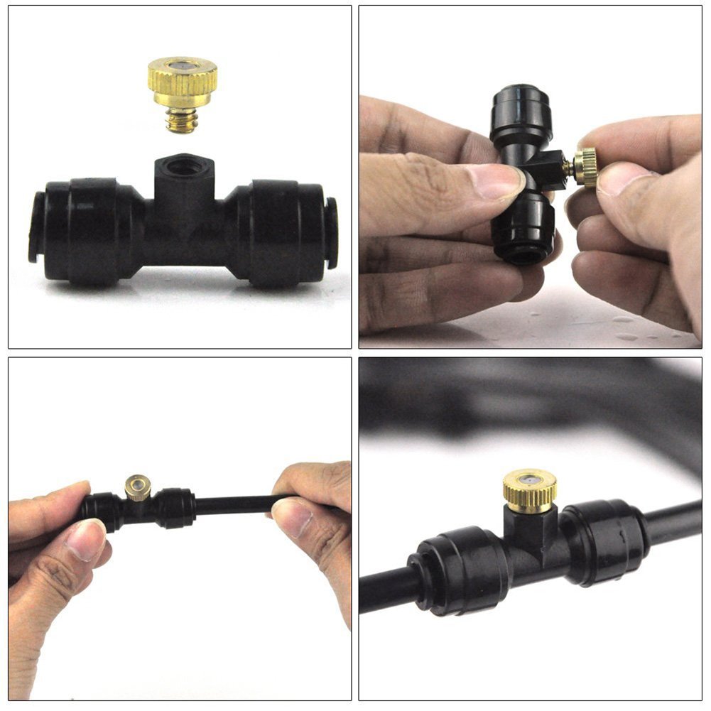VERY100 Nozzle Plugs for 1/4 SlipLok Misting Nozzle Tees Misting