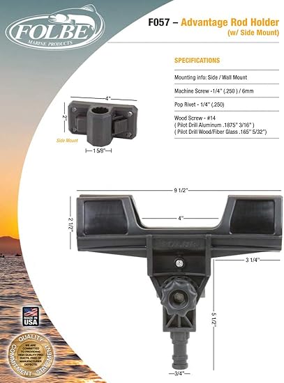 folbe rod holders for sale
