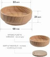 X-Protector Felt Floor Cups Ø60mm 8 pcs – Furniture Felt Castors for Hardwood view 2