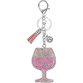 PATIKIL Rhinestone Keychain, Bling Keychain Accessories Cute Crystal Key Chain