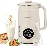 8 in 1 Automatic Nut Milk Maker Machine, 40oz Soy Milk Maker Blender | Homemade Soy, Almond, Oat, Coconut, Plant Based and Non Dairy Beverages, Soybean Machine with Delay Start, Self-Cleaning