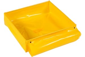 UltraTech 8016 Ultra-Pop Up Pool Plus, 150 Gallon Capacity, 144" Length x 58" Width x 5" Height , Yellow
