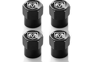 TONG XIAN Tire Valve Stem Cap Cover for Dodge Ram,Belt O-Ring Seal Corrosion Resistant tire Valve Air Cover 4 Pack 056