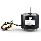 5KCP39EGS070S Condenser Fan Motor 1/4 HP 1100 RPM 208-230V AC Fan Motor | Replaces Genteq 3905 G3905 GE3905, 5KCP39EGY823S Carrier Bryant Payne HC39GE237A HC39GE234A HC39GE236A HC39GE23 Dayton 6DLL0