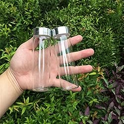 90ml Glass Bottles Aluminium Cap Transparent Clear