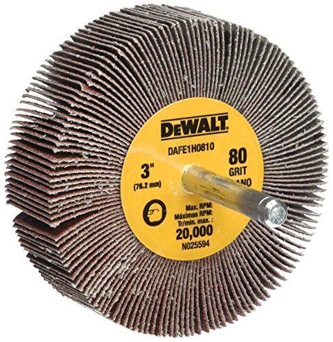 DeWALT Dafe1h0810 7,6 cm par 2,5 cm par 1/10,2 cm HP 80 g Roues à lamelles