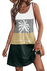 LUXVEER Women's Summer Dress 2025 Sleeveless