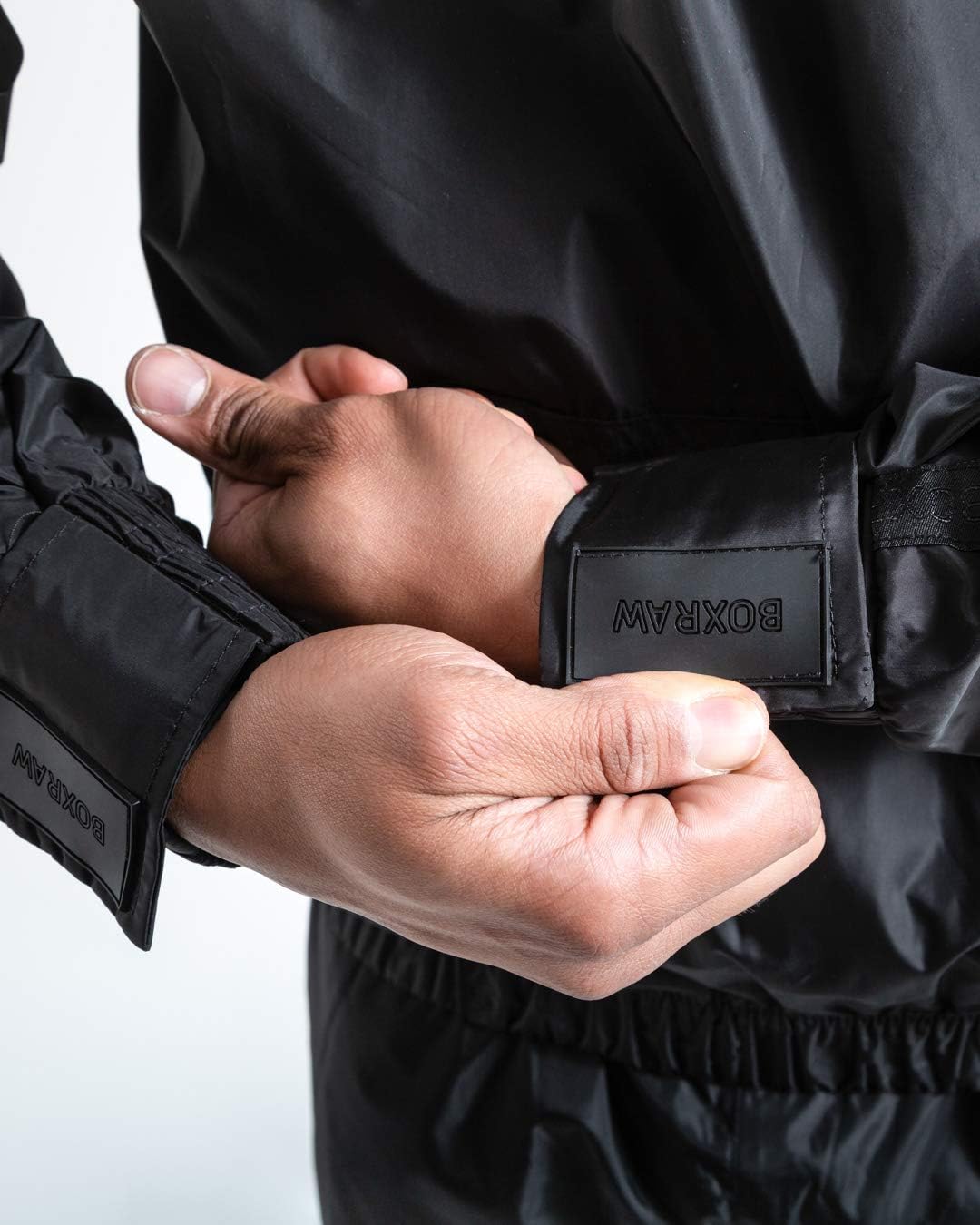 BOXRAW Hagler Professional Sauna Suit Top & Bottoms Non Rip Weight Loss Sweat Suit Boxing MMA Training Gym : Sports & Outdoors