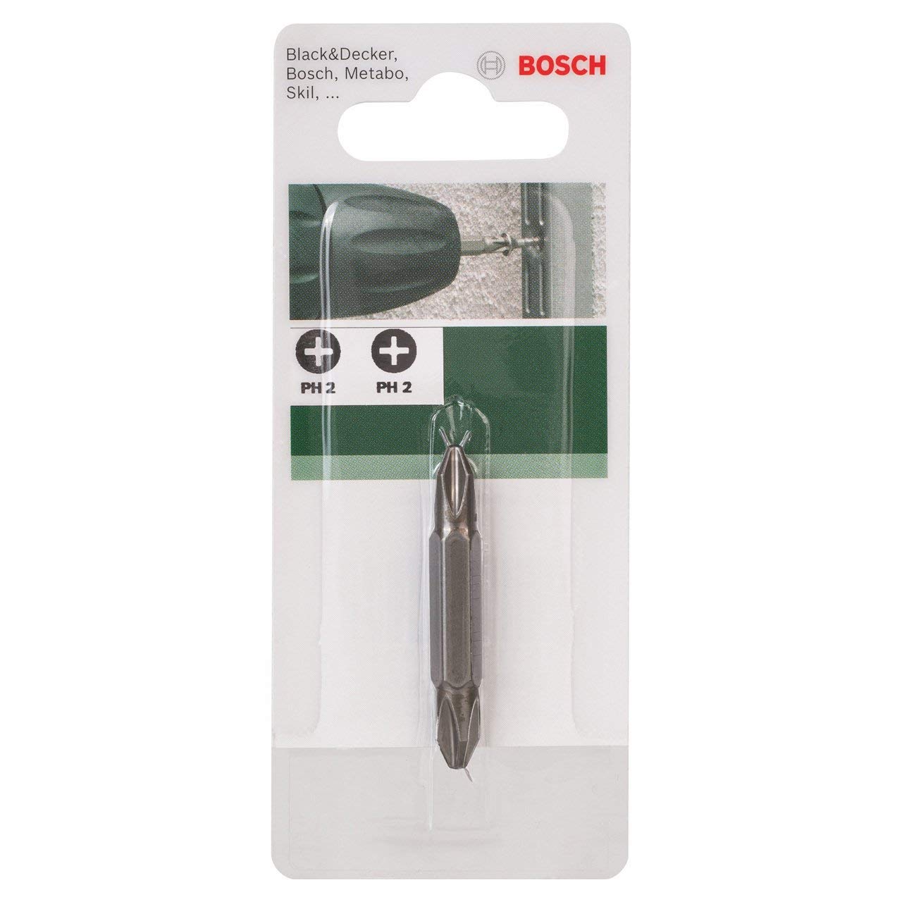 Bosch 2609255956 Double Ended 45mm Screwdriver Bit (Ph 2--Ph 2)