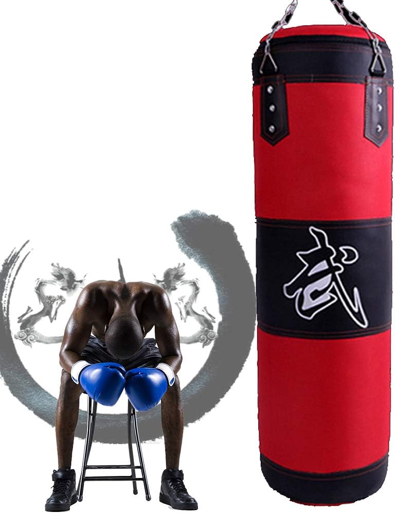 ALTINOVO Hollow Boxing Punch Bags Hanging, Reinforcement Boxing Punch Bag Hanging, Sports & Outdoors Fitness Equipment Hanging Sandbag Sports Fitness And Sports Training,60cm