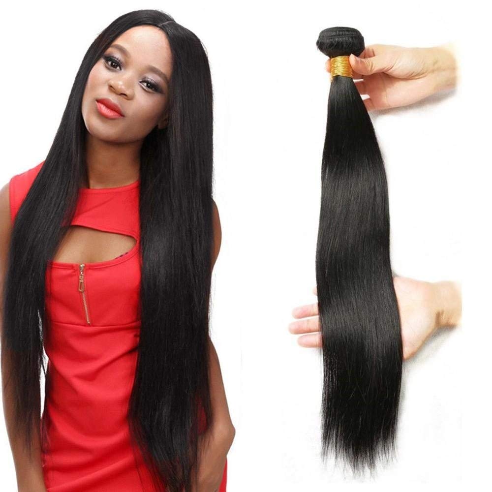 Buy 10 Natural Black Meiler Brazilian Straight Hair 1 Bundle
