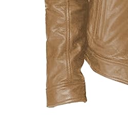 SWJGLITTR Men Slim Fit Motorcyle Leather Jacket