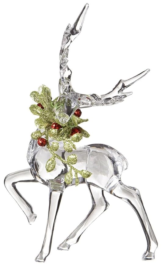 Kissing Krystals Christmas Acrylic Reindeer