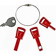 Universal Snow Blower Key Set （4 Pcs/w Ring） Compatible with PowerMore Troy-Bilt Craftsman Briggs & Stratton Craftsman Tecumseh Snow King