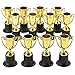 Kidsco Plastic Trophies – 12 Pack 4 Inch Cup Golden Trophies For Children, Competitions, Awards, Parties, Party favors, Props, Rewards, Prizes, Games, School, Field Day, Boys And Girls - By