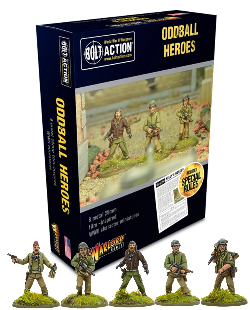 Warlord Games Oddball Heroes - 28mm Scale Metal Miniatures for Bolt Action Highly Detailed World War 2 Miniatures