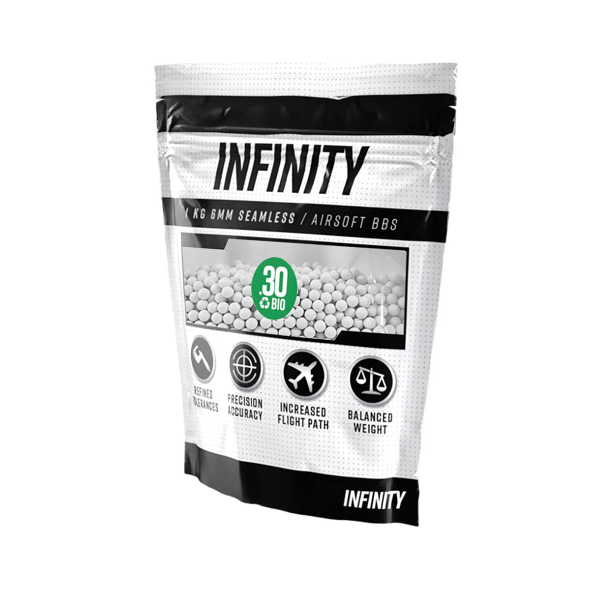 Valken Infinity Airsoft 6mm BB Pellets 0.30 Grams Infinity 3300pcs Biodegradable