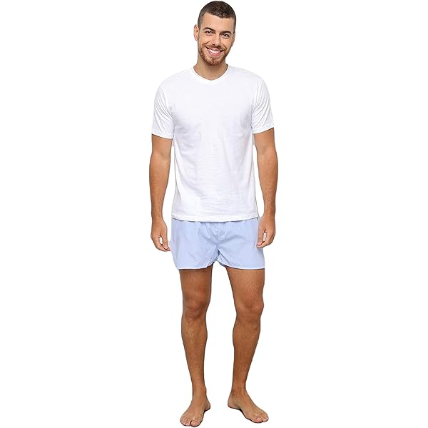 DUOMO Pijama Conjunto de Camiseta e Shorts, Masculino | Amazon.com.br