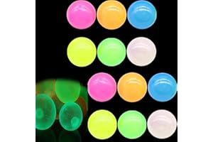 Qfibkr Balls for Bath, Bath Balls, Sticky Balls, Dark That Stick, Ultimate 4pc Set, Bounce Back to You, 1.7in, for Ceiling