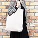 Augbunny 100% Cotton Canvas Shopping Tote Bag Grocery Bag 4-pack