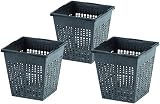 Other Square Baskets Pond Garden Planting 3 Pack X-Small 11x11x11cm view 1
