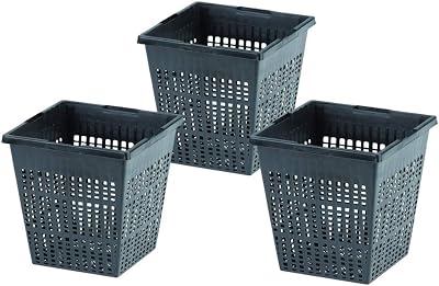 Other Square Baskets Pond Garden Planting 3 Pack X-Small 11x11x11cm