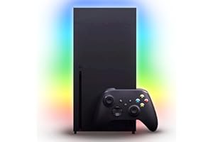 ZAROBO LightBox RGB Led Strip for Xbox Series X/S/One Console, PS5. 12 Colors 366 Effects, Decoration Accessories Waterproof Flexible Tape Light Strip Kit for Xbox Series X & S with Mini Dream-Color Controller