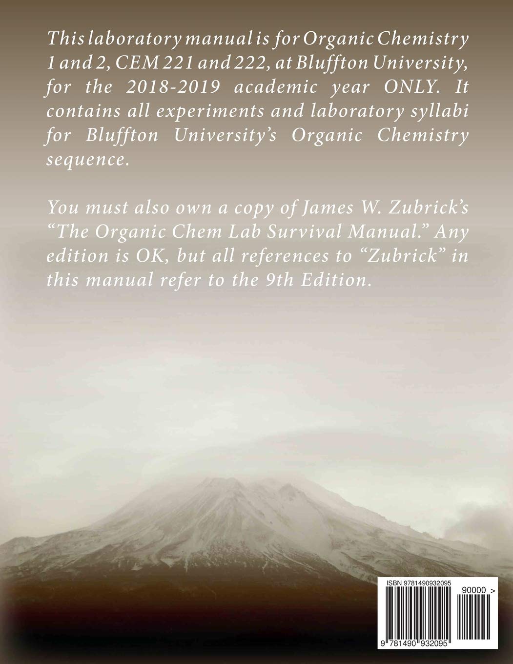 Organic Chemistry Laboratory Manual: CEM 221/222, Bluffton University:  Daniel J Berger: 9781490932095: Amazon.com: Books