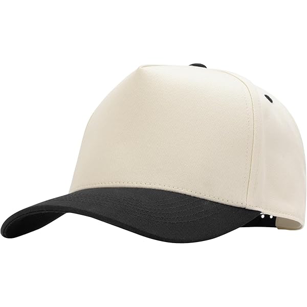 Vintage 2 Tone Snapback Hat Adjustable Cotton Baseball Cap for Men Women Unisex Wholesale Two Tone Vintage Snapback Hat - Pink/Beige for  main image 4