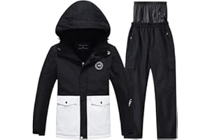 AIMISYOU Kid Jacket and Snow Pant Set Boy Winter Snowboard Suit Girls Waterproof Ski Coat