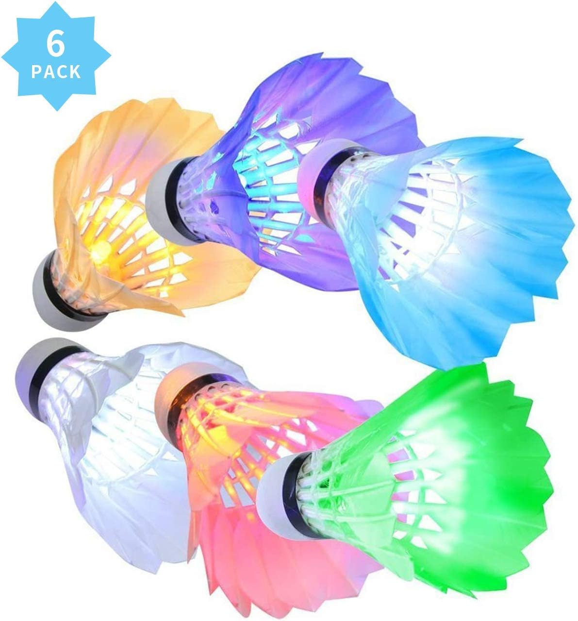 KEVENZ Goose Feather Badminton Shuttlecocks with Great Stability and Durability, High Speed Badminton Birdies (Multi) : Sports & Outdoors