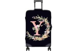 BHAHB Luggage Suitcase Cover Protector Luggage Elastic Washable Baggage Covers Initial Cute Aesthetic for Unisex Women Girls Travel Trip XL(30-32 inch)-Letter Y