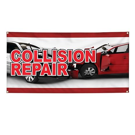 Amazon Com Vinyl Banner Sign Collision Repair Auto Car Vehicle