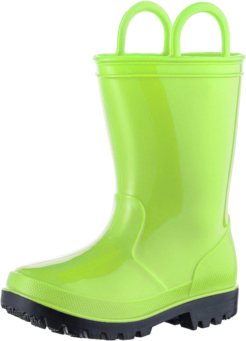 ALLENSKY Kids Rain Boots with Easyon Handles for Little Kids & Toddler