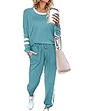 Aloodor 2 Piece Outfits for Women Plus Size Jogging