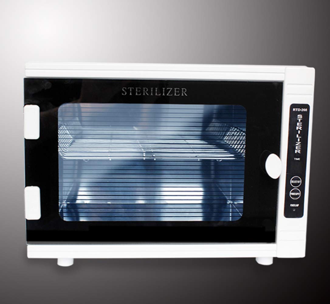 Soiiw 110V Home Cabinet Room Temperature S~teril-izer Equipment Timer Settings for Tableware/Baby Bottle/Underwear/Toothbrush/Beauty Tools/Jewelry/M~Asks: Beauty