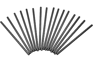 BuliBoao LS 5/16" Hardened 7.400" Chrome Pushrods, 16pcs Pushrod Kit Fit for GM LS1 LS2 LS3 LS6 L92 L99 1999-2013