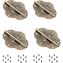Dophee 10 Pack Vintage Butterfly Hinges, 2.24X1.22 Antique Bronze Sm Dophee 10 Pack Vintage Butterfly Hinges, 2.24X1.22 Antique Bronze Sm