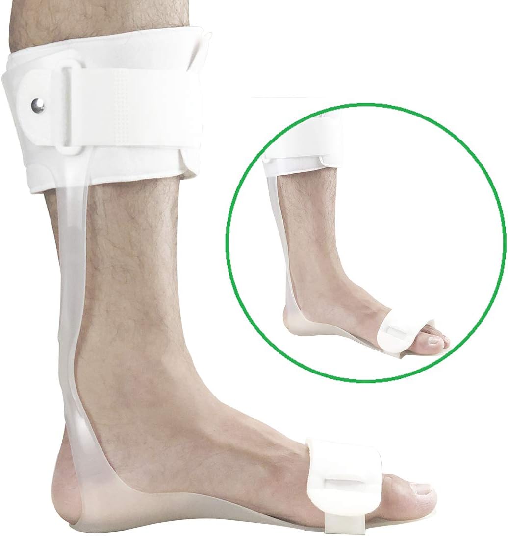 Orthomen Drop Foot Brace AFO Leaf Spring Splint (M/Right