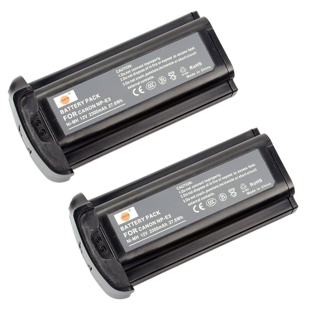 DSTE® 2x NP-E3 NPE3 Rechargebale Ni-MH Battery for Canon EOS 1D, EOS 1DS, EOS 1D Mark II, 1D Mark II N, EOS 1DS Mark II Camera