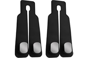 2Pcs Car Seat Back Storage Hook, Leather Car Seat Hooks for Headrest, Car Purse Hook Car Bag Hooks Car Hooks, Headrest Hooks 