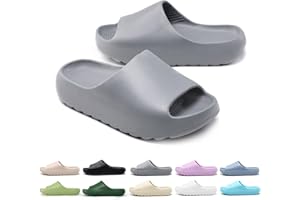 DOLPHINSLIDES Cloud Slides for Kids,Boys Girls Shower Slippers Bathroom Pool Sandals,Toddler Home House Open Toe Comfy Thick Sole Slippers,Summer Non-Slip Beach Shoes