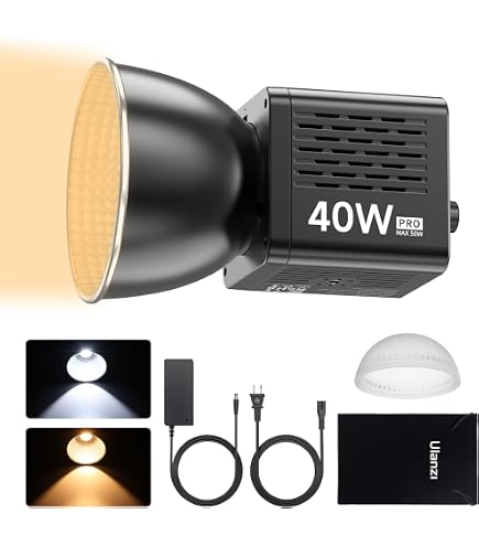 Amazon.com : Ulanzi 40W Pro LED Video Light and AS-D30 30cm Mini