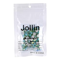 Jollin 144pcs Flatback Rhinestones Glue Fix Crystal
