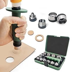 SENROG 12 in 1 Hole Punch Set, Hollow Punch Set for